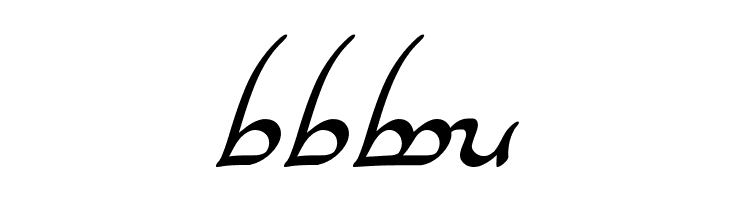 Tengwar Annatar Alt Bold Italic  Free Fonts Download