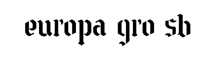 Goth Stencil - personal use  Free Fonts Download