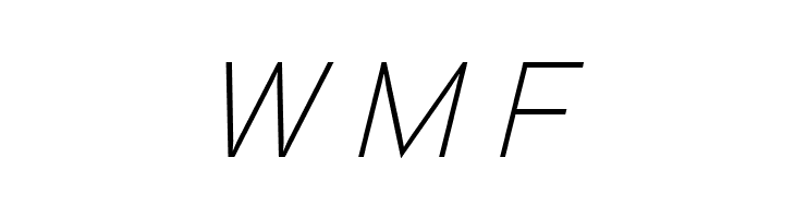 Sinkin Sans 200 X Light Italic  Free Fonts Download