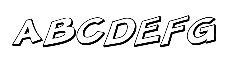 SF Minced Meat Shaded Oblique  Free Fonts Download