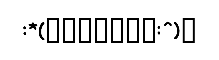 KR Deb's Emoticons  Free Fonts Download