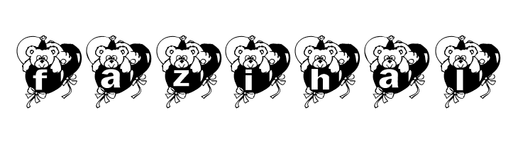 KG BDAY BEAR  Free Fonts Download