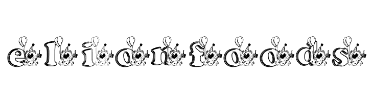 kg bday1  Free Fonts Download