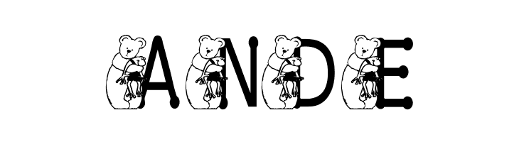 KG BEAR&FROG  Free Fonts Download