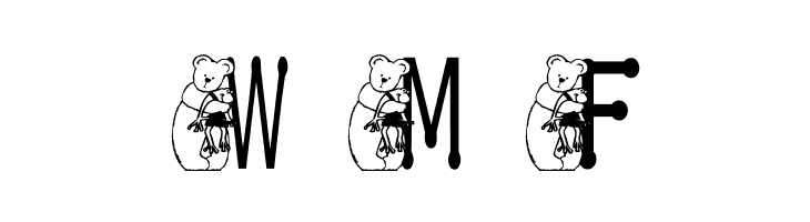 KG BEAR&FROG  Free Fonts Download