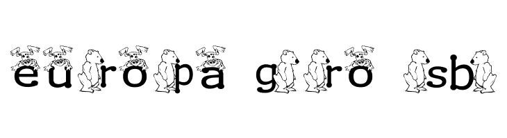 KG BEAR&FROG  Free Fonts Download