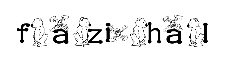 KG BEAR&FROG  Free Fonts Download