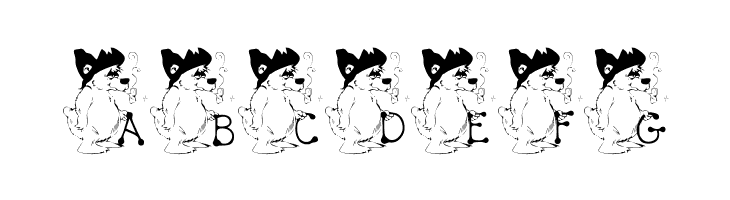 BEARS1_KG  Free Fonts Download