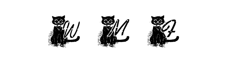 KG BLACKAT  Free Fonts Download