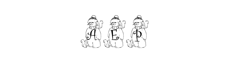 snowman1_kg  Free Fonts Download