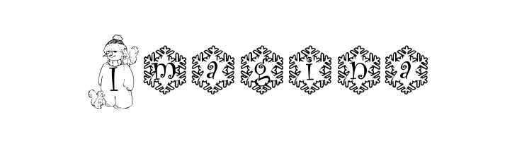 snowman1_kg  Free Fonts Download