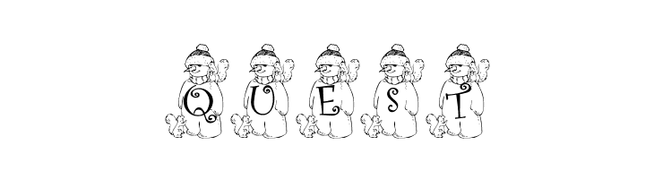 snowman1_kg  Free Fonts Download