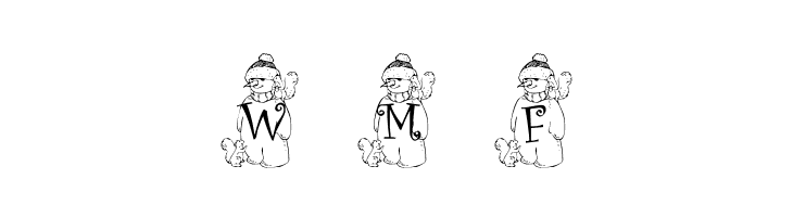 snowman1_kg  Free Fonts Download