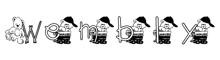 KG TEDDY FRIENDS  Free Fonts Download