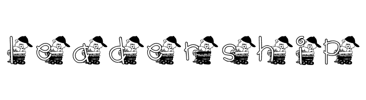 KG TEDDY FRIENDS  Free Fonts Download