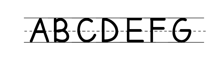 KBFirstGradeLines  Free Fonts Download