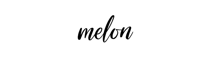 melon Delight Lettering Script DEMO Regular Font