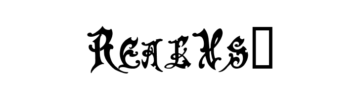 Apollyon!"  Free Fonts Download