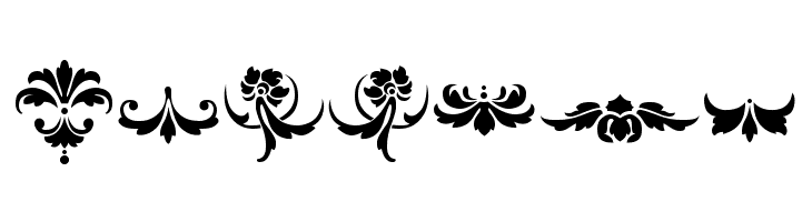 Damask Dings1  Free Fonts Download
