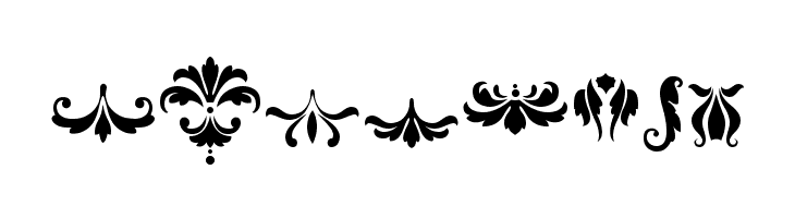 Damask Dings1  Free Fonts Download
