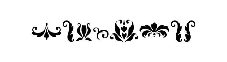 Damask Dings1  Free Fonts Download