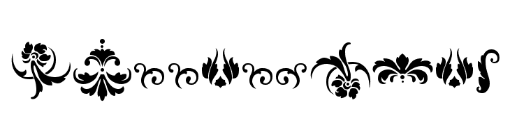 Damask Dings1  Free Fonts Download