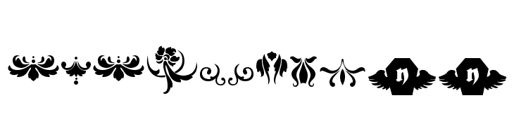Damask Dings1  Free Fonts Download