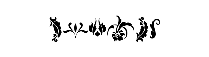 Damask Dings1  Free Fonts Download