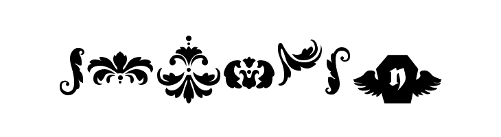 Damask Dings1  Free Fonts Download