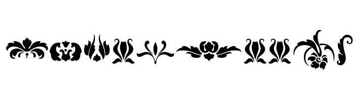 Damask Dings1  Free Fonts Download