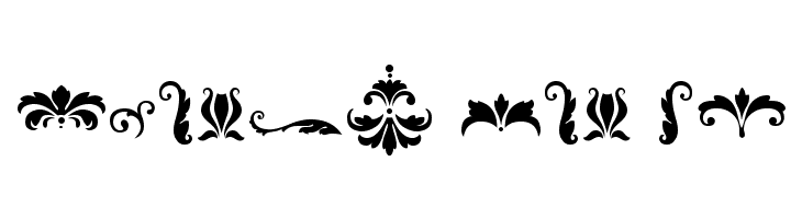 Damask Dings1  Free Fonts Download