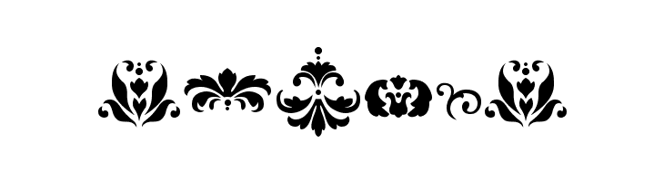 Damask Dings1  Free Fonts Download