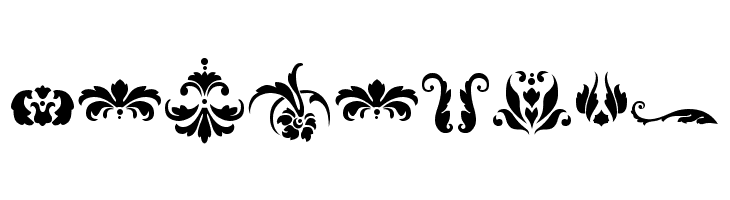 Damask Dings1  Free Fonts Download