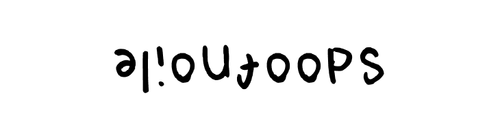 Upside Down Regular  Free Fonts Download