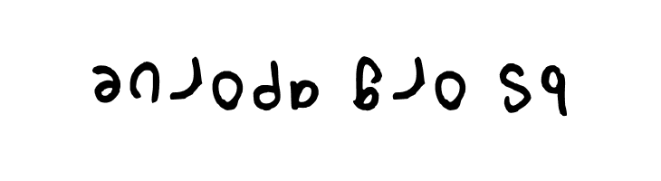 Upside Down Regular  Free Fonts Download