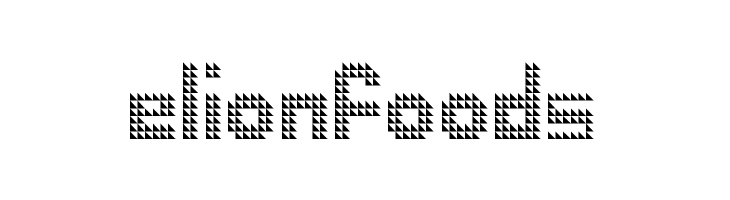 Triletter Regular  Free Fonts Download