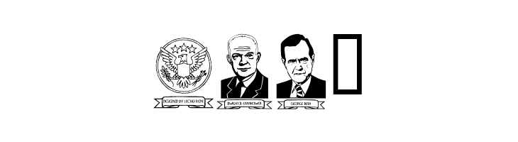 LCR American Presidents  Free Fonts Download