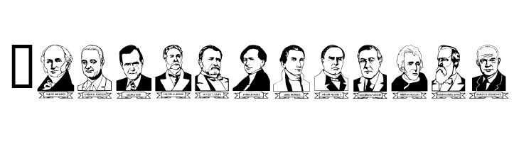 LCR American Presidents  Free Fonts Download