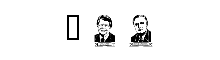 LCR American Presidents  Free Fonts Download