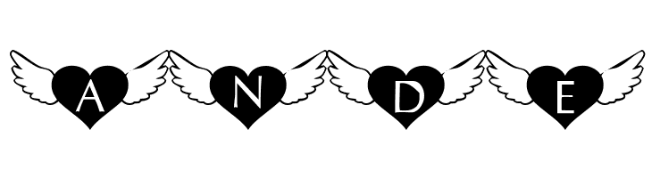 LCR Angelic Hearts  Free Fonts Download