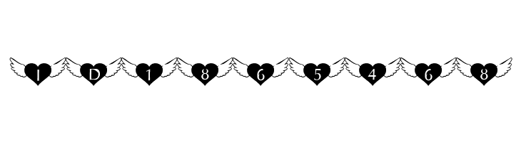 LCR Angelic Hearts  Free Fonts Download