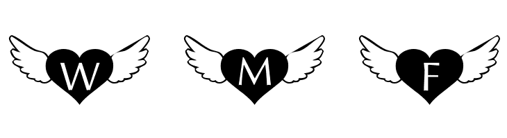 LCR Angelic Hearts  Free Fonts Download