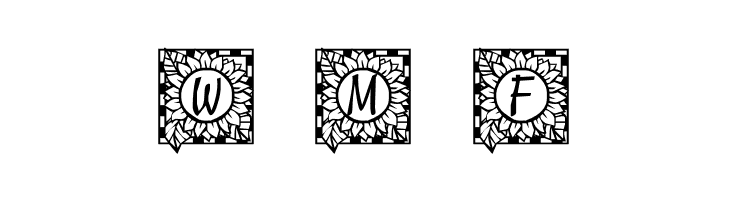 LCR Autumn Sunflowers  Free Fonts Download