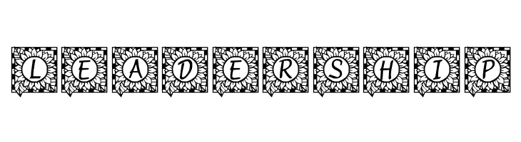 LCR Autumn Sunflowers  Free Fonts Download