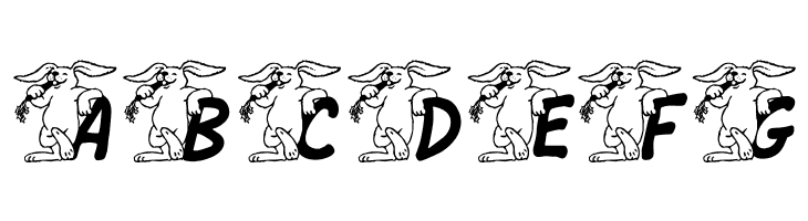LCR Bunny Brunch  Free Fonts Download
