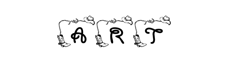 LCR Cowboy's Rest  Free Fonts Download