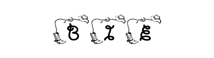 LCR Cowboy's Rest  Free Fonts Download