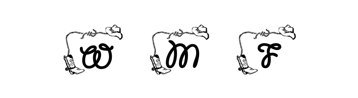 LCR Cowboy's Rest  Free Fonts Download