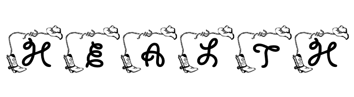 LCR Cowboy's Rest  Free Fonts Download