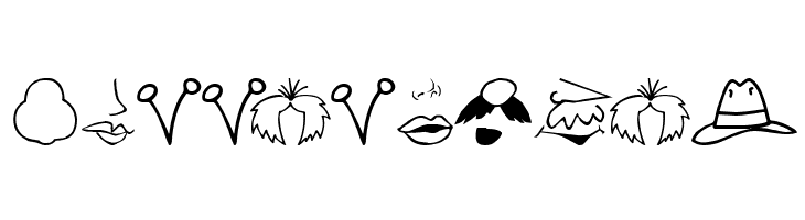 LCR Create A Face  Free Fonts Download